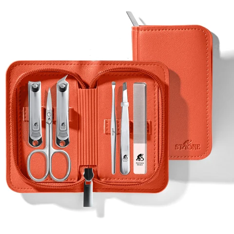 6-Piece Orange Manicure Set